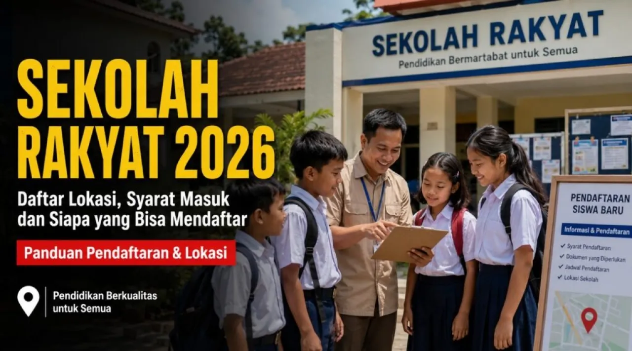 Momentum baru untuk pendidikan Indonesia telah tiba! 🥳🎒 Sekolah Rakyat program Presiden Prabowo siap dibuka dan mulai beroperasi pada tahun ajaran baru Juli 2026! — News