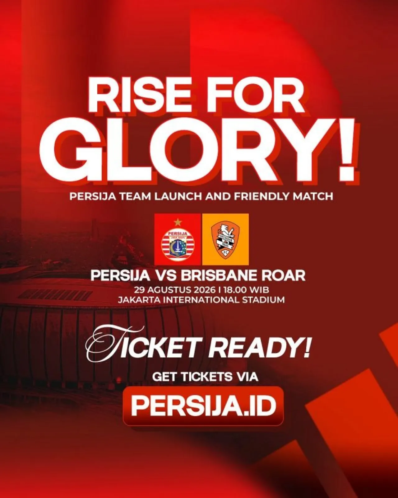 Harga Terbaru Tiket Persija Vs Brisbane Roar Buntut Jakmania Boikot Pertandingan  — Olahraga
